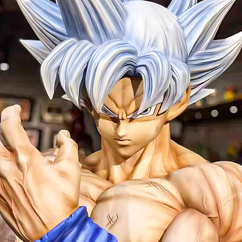 Statue de Dragon Ball en résine de fibre de verre 1:1, taille réelle personnalisée, statue de Goku, Sculpture d'anime WuKong