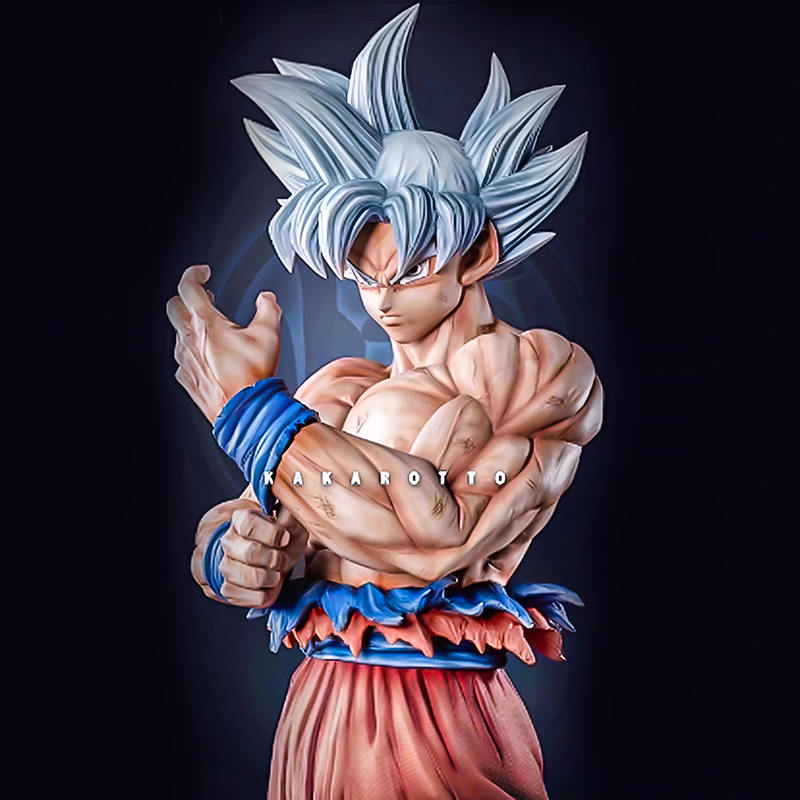 Statue de Dragon Ball en résine de fibre de verre 1:1, taille réelle personnalisée, statue de Goku, Sculpture d'anime WuKong